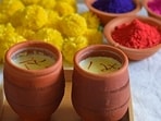 Thandai is a drink made with milk, spices and sweeteners. (Unsplash)