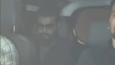 Arjun Kapoor was one of the celebrities spotted heading to the party… (Viral Bhayani) Arjun Kapoor was one of the celebrities spotted heading to the party… (Viral Bhayani)