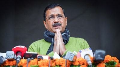Delhi chief minister Arvind Kejriwal was arrested by the ED on Thursday evening. (Raj K Raj/ HT Photo) Delhi chief minister Arvind Kejriwal was arrested by the ED on Thursday evening. (Raj K Raj/ HT Photo)