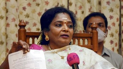 Ex Telangana governor Tamilisai Soundararajan (PTI) Ex Telangana governor Tamilisai Soundararajan (PTI)
