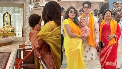 Priyanka Chopra shared pictures and videos from her visit to Ayodhya (Instagram) Priyanka Chopra shared pictures and videos from her visit to Ayodhya (Instagram)