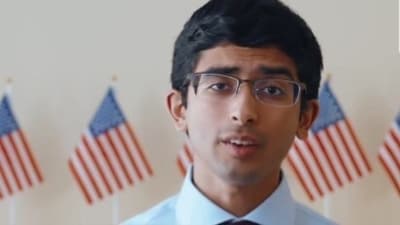 Ashwin Ramaswamy said he is ready to work towards Georgia that passes common-sense gun safety measures and protects every family's freedom to control their reproductive healthcare (X@ashwinforga) Ashwin Ramaswamy said he is ready to work towards Georgia that passes common-sense gun safety measures and protects every family's freedom to control their reproductive healthcare (X@ashwinforga)