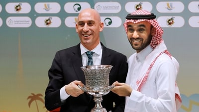 The arrest warrant is in regard to RFEF shifting the Spanish Super Cup to Saudi Arabia. (AP) The arrest warrant is in regard to RFEF shifting the Spanish Super Cup to Saudi Arabia. (AP)