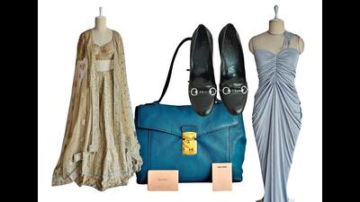 The stitched-on or printed designer label offers key clues to a product’s authenticity. (Saritoria and Shantanu & Nikhil) The stitched-on or printed designer label offers key clues to a product’s authenticity. (Saritoria and Shantanu & Nikhil)