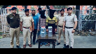 Two of the accused, Tushar and Abhishek, are residents of Maloya Colony, Chandigarh. (HT Photo )