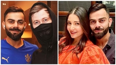 Virat Kohli and Alan Walker met in Bengaluru recently; Anushka Sharma and Virat had their baby boy on February 15. Virat Kohli and Alan Walker met in Bengaluru recently; Anushka Sharma and Virat had their baby boy on February 15.