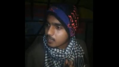 Javed, the second accused in the Budaun double murder case. (ANI)