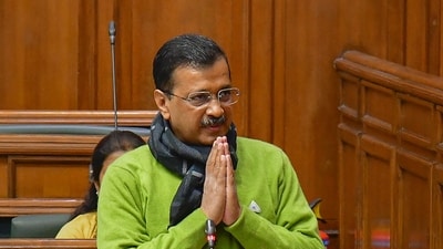 Delhi Chief Minister Arvind Kejriwal speaks in the Assembly. (PTI / File)