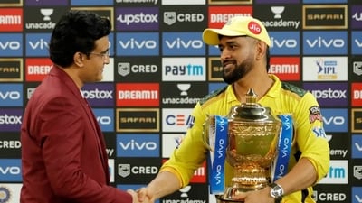 They then took their title tally to four by beating KKR in the 2021 final. Dhoni then stepped down as captain for the first time the next season, handing the reins over to Ravindra Jadeja. However, the transition didn't quite work out with CSK losing six of the eight matches they played under the all-rounder and Dhoni took over for the rest of the season. It wasn't enough to prevent CSK from not making it past the league stage for just the second time. Notably though, Gaikwad made his debut towards the latter part of that otherwise forgettable season. (BCCI) They then took their title tally to four by beating KKR in the 2021 final. Dhoni then stepped down as captain for the first time the next season, handing the reins over to Ravindra Jadeja. However, the transition didn't quite work out with CSK losing six of the eight matches they played under the all-rounder and Dhoni took over for the rest of the season. It wasn't enough to prevent CSK from not making it past the league stage for just the second time. Notably though, Gaikwad made his debut towards the latter part of that otherwise forgettable season. (BCCI)