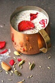 Rose Thandai recipe (Pinterest) Rose Thandai recipe (Pinterest)