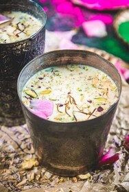 Besan Laddoo Thandai (Pinterest) Besan Laddoo Thandai (Pinterest)
