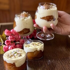 Thandai Mousse with Gulab Jamun (Instagram) Thandai Mousse with Gulab Jamun (Instagram)