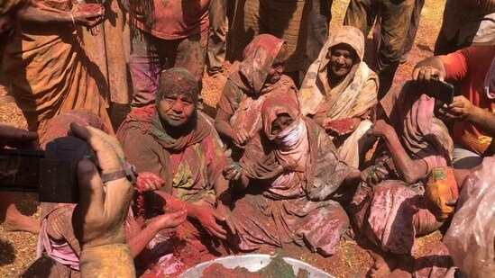 Community Support: The widows' Holi celebration in Vrindavan is made possible through community support and initiatives that aim to uplift and empower these women, providing them with a sense of belonging and acceptance.&nbsp;(File Photo)