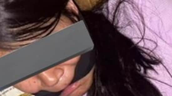 The 'kidnappers' had sent photos of the girl tied to a rope to her parents (twitter.com/DeepikaBhardwaj)