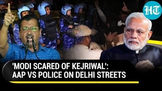 'MODI SCARED OF KEJRIWAL': AAP VS POLICE ON DELHI STREETS