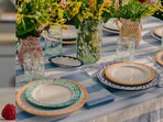 Most of the decor can be switched with completely sustainable and organic alternatives which you can also flaunt all year round and avoid sending them to the landfill after single use.