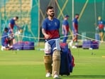 Virat Kohli during RCB's training session ahead of their opening match against CSK Virat Kohli during RCB's training session ahead of their opening match against CSK