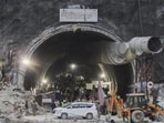 The collapsed Silkyara tunnel. (PTI/File)