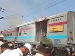 Godan Express catches fire. Godan Express catches fire.