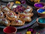 On the occasion of Holi, make gujiya at home and serve with love to your family and friends.(Unsplash)