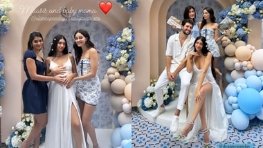alanna panday bridal shower dress Exclusive: Alanna Panday wore 5 custom designer looks for her Mumbai wedding