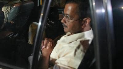 Delhi chief minister Arvind Kejriwal was arrested by the ED on Thursday (HT Photo) Delhi chief minister Arvind Kejriwal was arrested by the ED on Thursday (HT Photo)