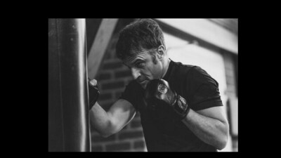 Snapshot of Emmanuel Macron boxing. (Instagram/@Soazig de la Moissonnière) Snapshot of Emmanuel Macron boxing. (Instagram/@Soazig de la Moissonnière)