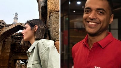 Grecia Munoz and Deepinder Goyal married two months ago, sources said. (Instagram/greciamunozp, File photo) Grecia Munoz and Deepinder Goyal married two months ago, sources said. (Instagram/greciamunozp, File photo)