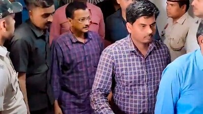 Arvind Kejriwal was produced in the court on Friday a day after he was arrested from his residence in Delhi liquor scam case. (PTI) Arvind Kejriwal was produced in the court on Friday a day after he was arrested from his residence in Delhi liquor scam case. (PTI)