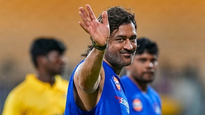 MS Dhoni during a training session ahead of the IPL 2024 match between Chennai Super Kings and Royal Challengers Bengaluru (PTI) MS Dhoni during a training session ahead of the IPL 2024 match between Chennai Super Kings and Royal Challengers Bengaluru (PTI)