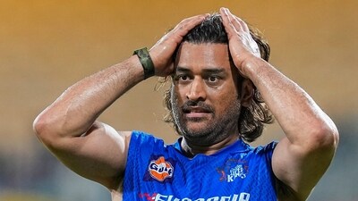 Chennai Super Kings' MS Dhoni during a training session ahead of the IPL 2024 opener (PTI) Chennai Super Kings' MS Dhoni during a training session ahead of the IPL 2024 opener (PTI)