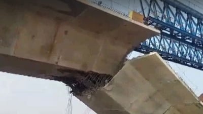An image from the accident site (ANI) An image from the accident site (ANI)