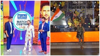 Stills from the opening ceremony of the IPL on Friday. Stills from the opening ceremony of the IPL on Friday.