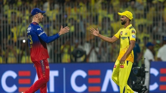 RCB captain du Plessis had earlier won the toss and chosen to bat first.(AP)