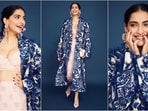 Sonam Kapoor is the ultimate fashionista and is always scoring with her head-turning looks. Just a day ago, she wowed her fans in a white Dior maxi dress and this time she stunned in a breathtaking ensemble. The stylish diva is quite active on social media and her glam Insta-dairies filled with fashion-forward looks are a treasure trove of style inspiration for all her followers. Her latest chic look in a coordinating pastel outfit styled with a blue cape is no exception and is sure to steal your heart.&nbsp;