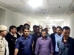 Delhi Chief Minister Arvind Kejriwal at Rouse Avenue Court in New Delhi on Friday. (ANI) Delhi Chief Minister Arvind Kejriwal at Rouse Avenue Court in New Delhi on Friday. (ANI)