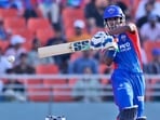 Delhi Capitals' Abhishek Porel bats during the Indian Premier League cricket tournament match between Delhi Capitals and Punjab Kings in Mullanpur, Punjab, India, Saturday, March 23, 2024. (AP Photo/Pankaj Nangia)