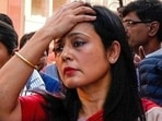 Trinamool Congress leader Mahua Moitra. Trinamool Congress leader Mahua Moitra.