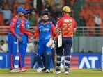 Punjab Kings' Liam Livingstone and Harpreet Brar after winning the Indian Premier League (IPL) 2024 match vs Delhi Capitals Punjab Kings' Liam Livingstone and Harpreet Brar after winning the Indian Premier League (IPL) 2024 match vs Delhi Capitals