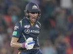Shubman Gill in action for GT. Shubman Gill in action for GT.