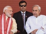 Prime Minister Narendra Modi with Odisha chief minister Naveen Patnaik.(PTI)