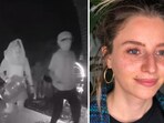 The split image shows two viral and dangerous TikTok challenges. Door knock challenge (left) and freckle tattoos (right). The split image shows two viral and dangerous TikTok challenges. Door knock challenge (left) and freckle tattoos (right).