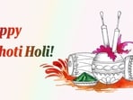 Holika Dahan: Check out Choti Holi best wishes, images, greetings, and messages to share with near and dear ones. (HT photo)