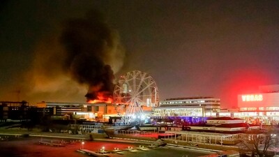 The terror attack at the Crocus City concert hall in Moscow's northern Krasnogorsk suburb, has claimed the lives of more than 60 people and wounded over 100. (AP)