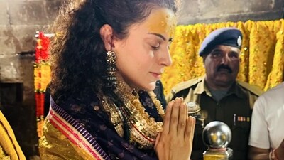 She penned a long note in Hindi, detailing her experience at the temples and writing that she wished for ‘everyone’s happiness and well-being.’ (Instagram) She penned a long note in Hindi, detailing her experience at the temples and writing that she wished for ‘everyone’s happiness and well-being.’ (Instagram)
