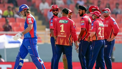For PBKS' bowling department, Arshdeep Singh and Harshal Patel bagged two wickets each respectively. (PTI)