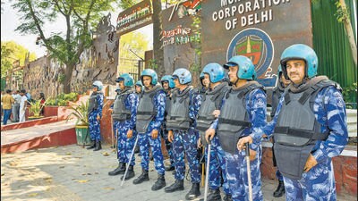 RAF personnel at Shaheedi Park on Saturday. (ANI) RAF personnel at Shaheedi Park on Saturday. (ANI)