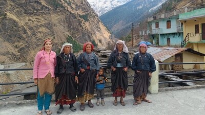 The women in Raini. (HT Photo)