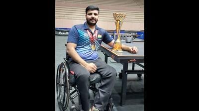 Shubham Wadhwa met with an accident in February 2016, getting his spinal cord injured, post which he spent around two months on a ventilator. (HT Photo)