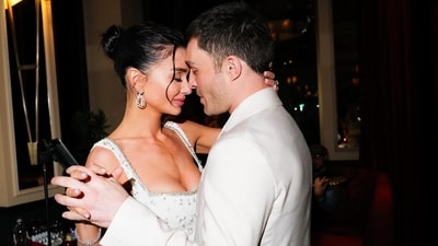Amy Jackson and Ed Westwick shared a joint post. Amy Jackson and Ed Westwick shared a joint post.